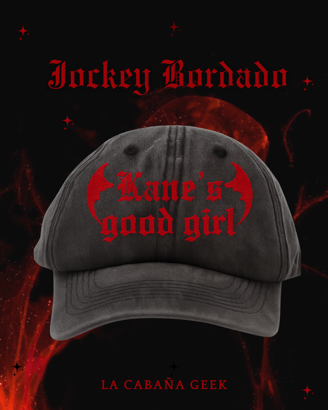 Jockey Bordado - Kane's Good Girl - Saga Sombras Genéticas.