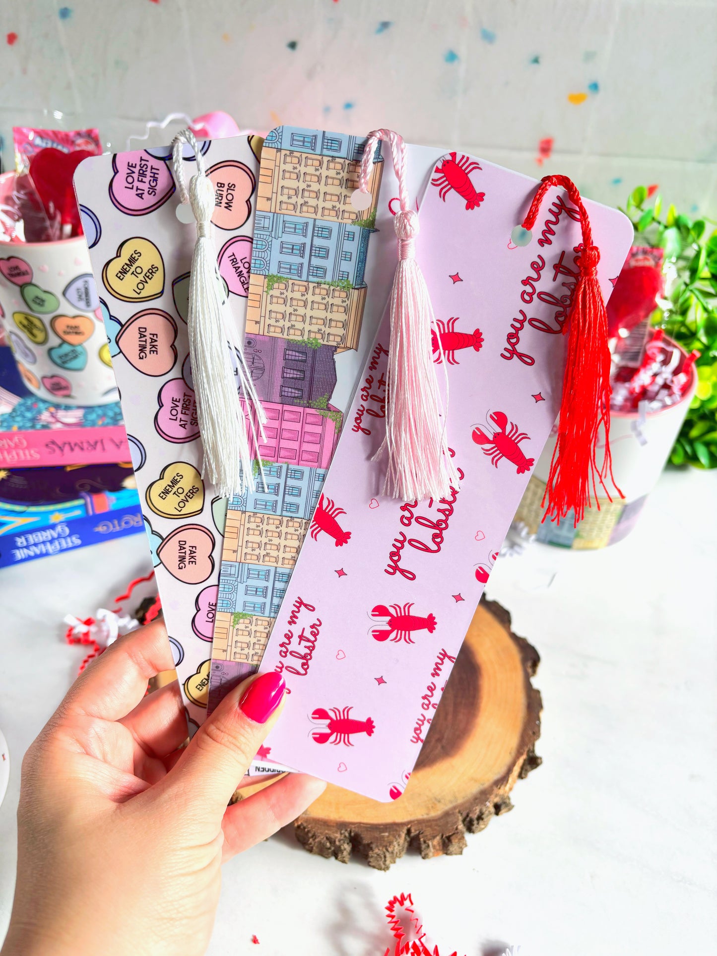 Marcapáginas tradicional Laminado - San Valentín