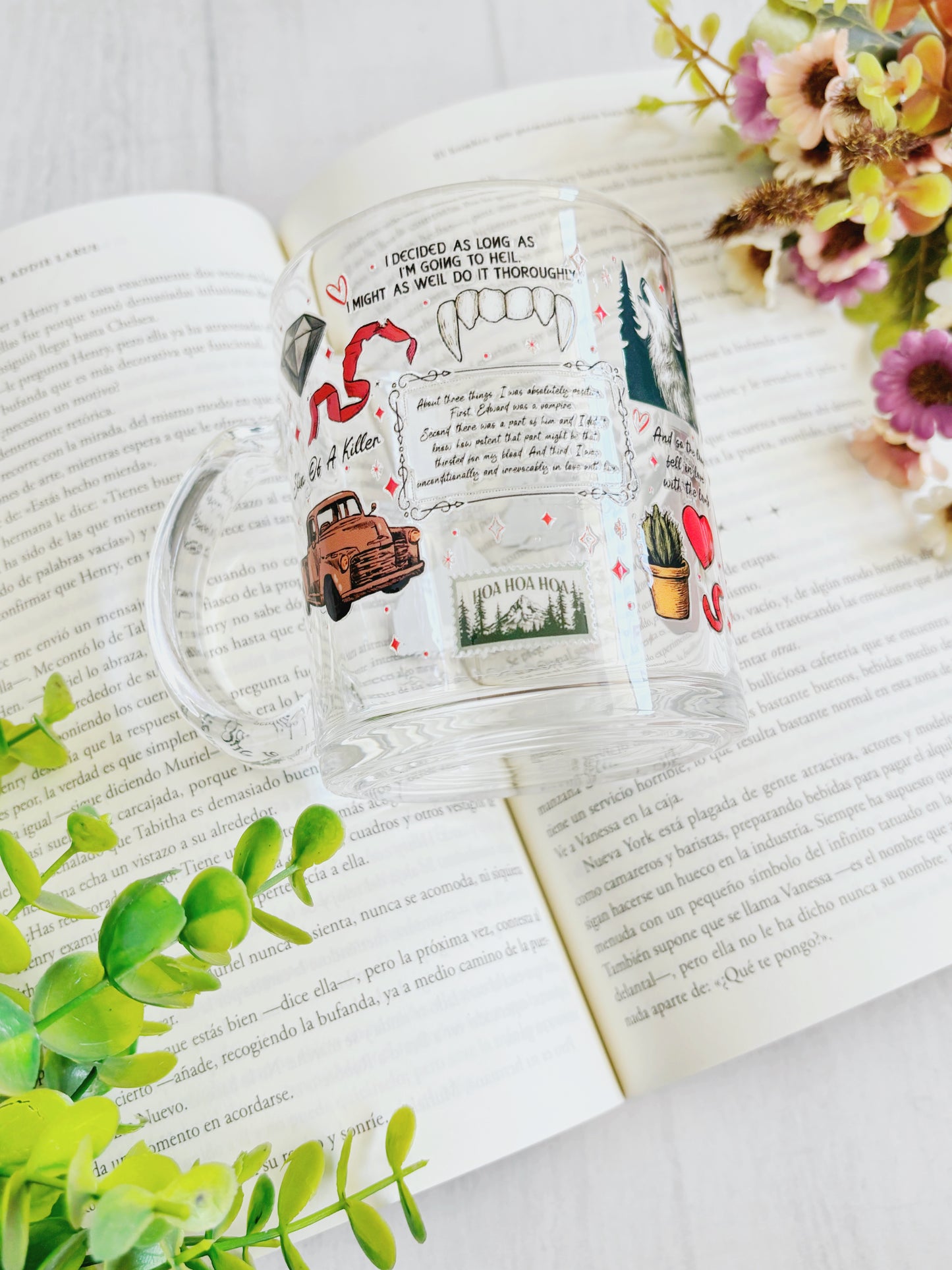 Taza de vidrio 250ml - Twilight Saga - Crepúsculo