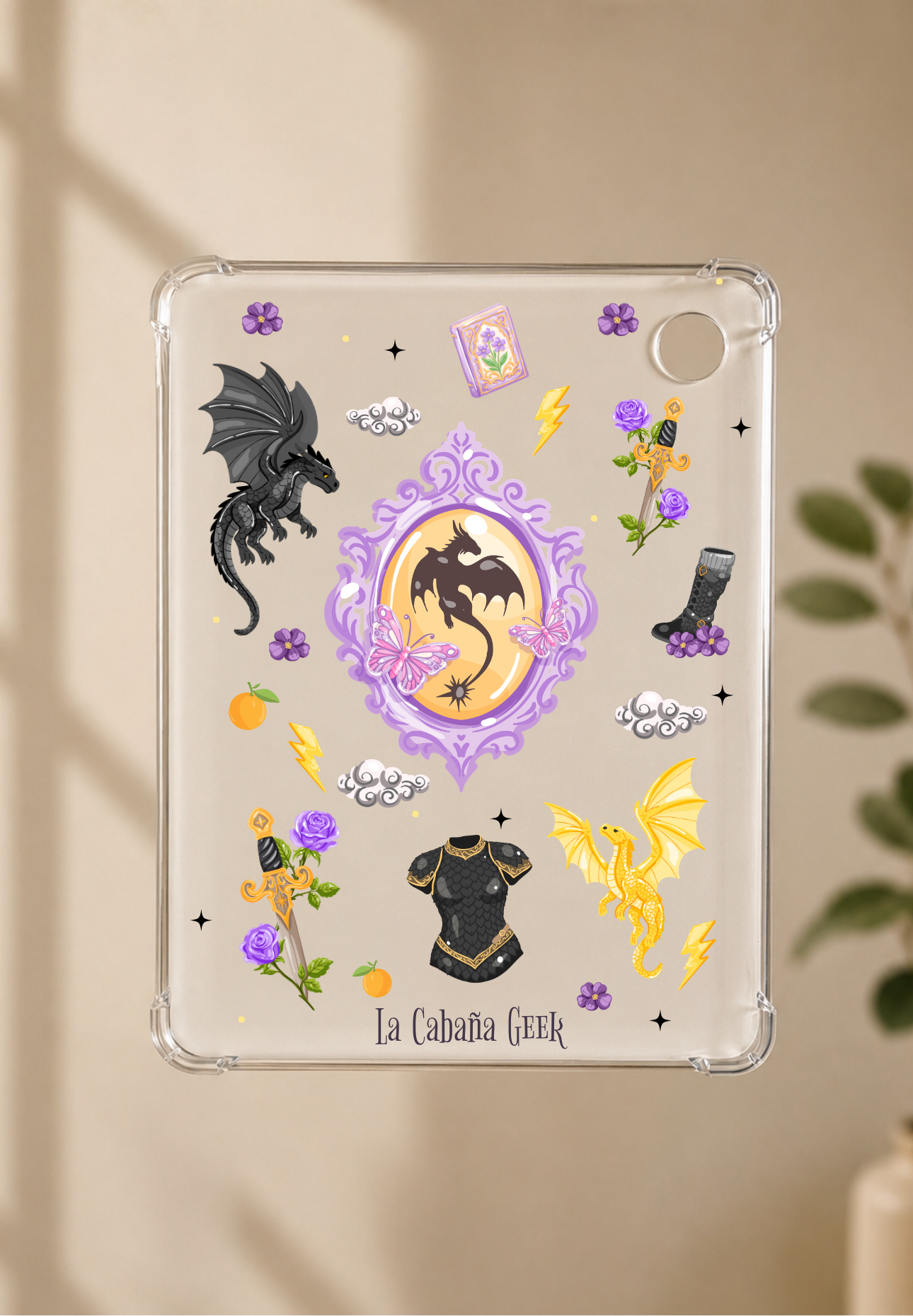 Enchanted Kobo Case - Dragon Rider - Kobo Libra Colour 7.0"