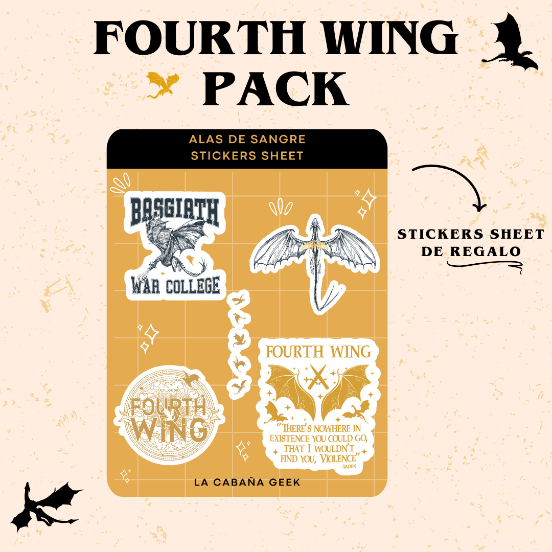 Pack Fourth Wing - Alas de Sangre.