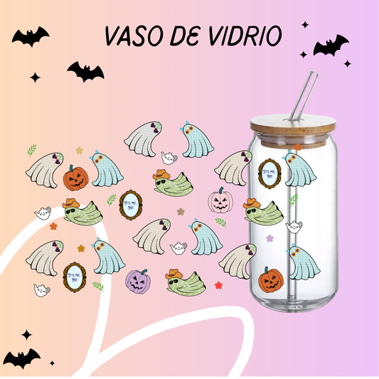 Vaso de vidrio - Fantasmas Anti-Hero -