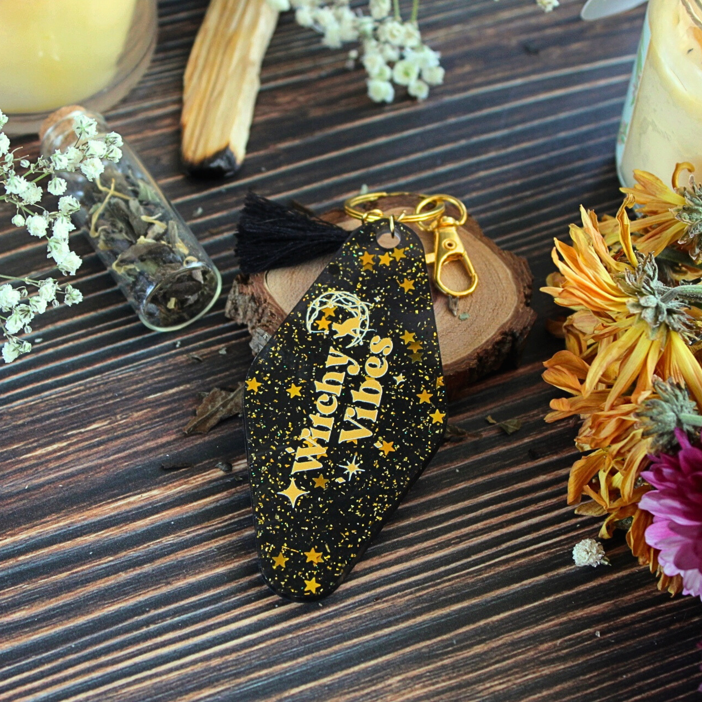 Llavero Halloween - Witchy vibes.