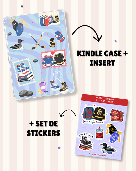 Enchanted Kindle case - Hockey romance