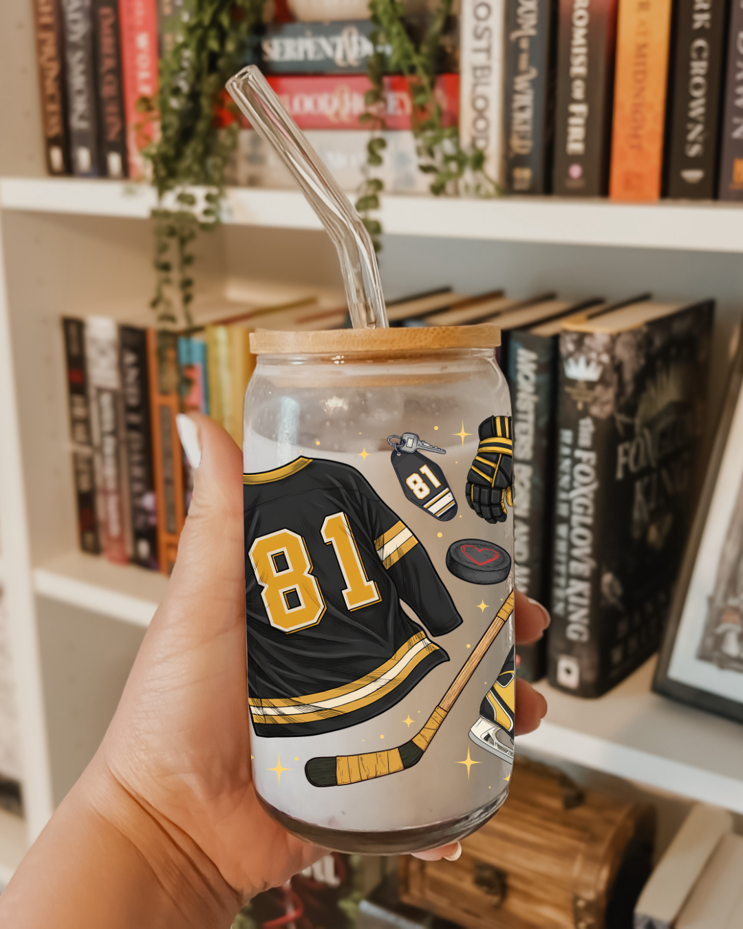 Vaso de vidrio - Team Rozanov🥃 🏒 - 550ml