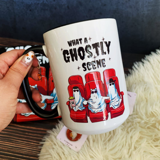 Tazón XL - What a ghostly scene -Halloween exclusive.