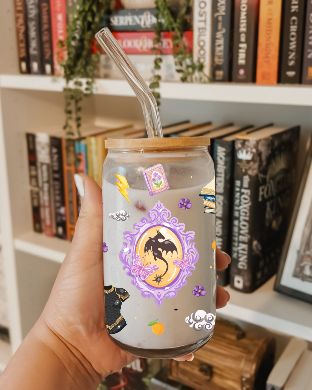 Vaso de vidrio - A Sky of Dragons 🐉 - 550ml