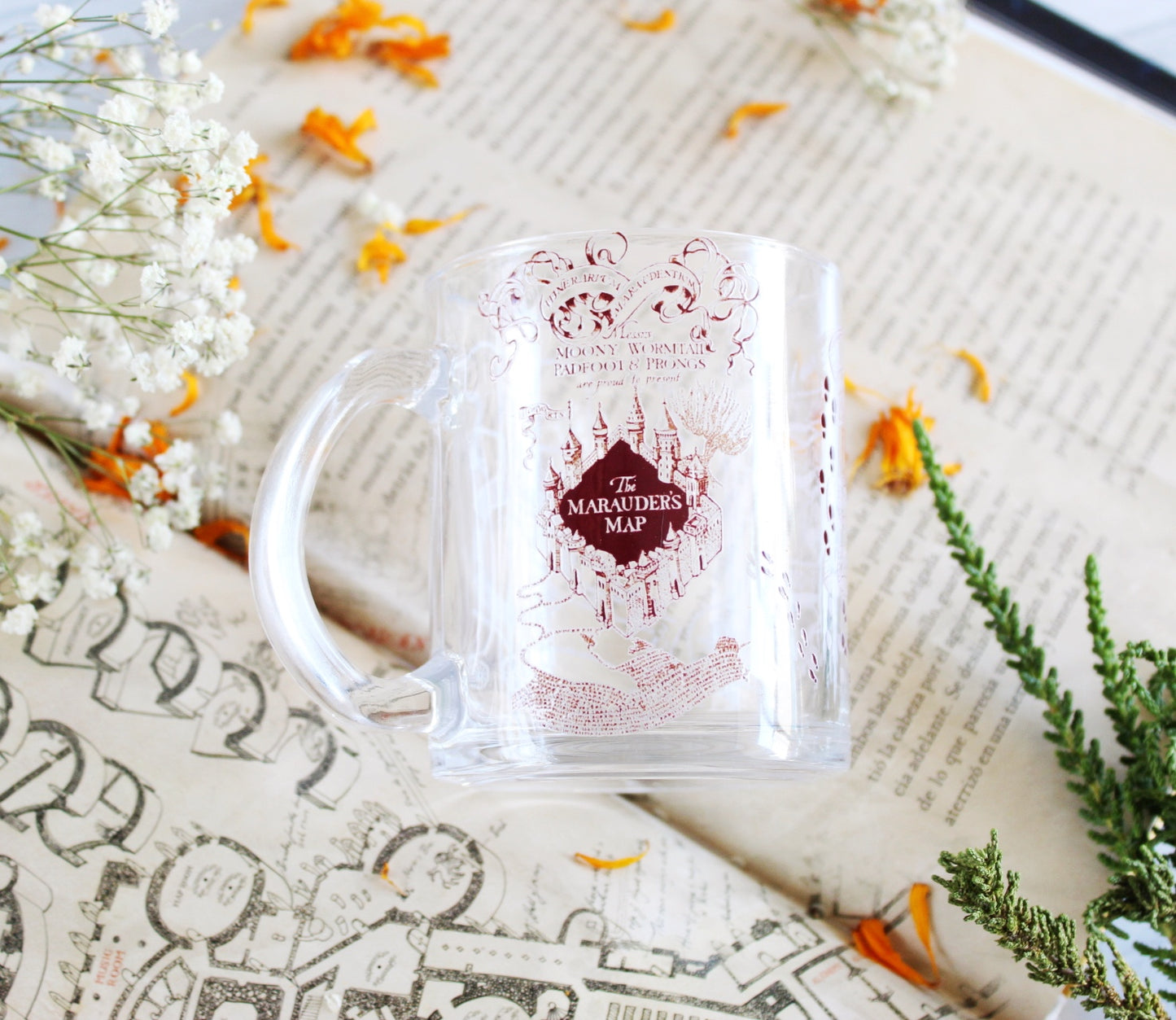 Taza mapa del merodeador - Harry Potter