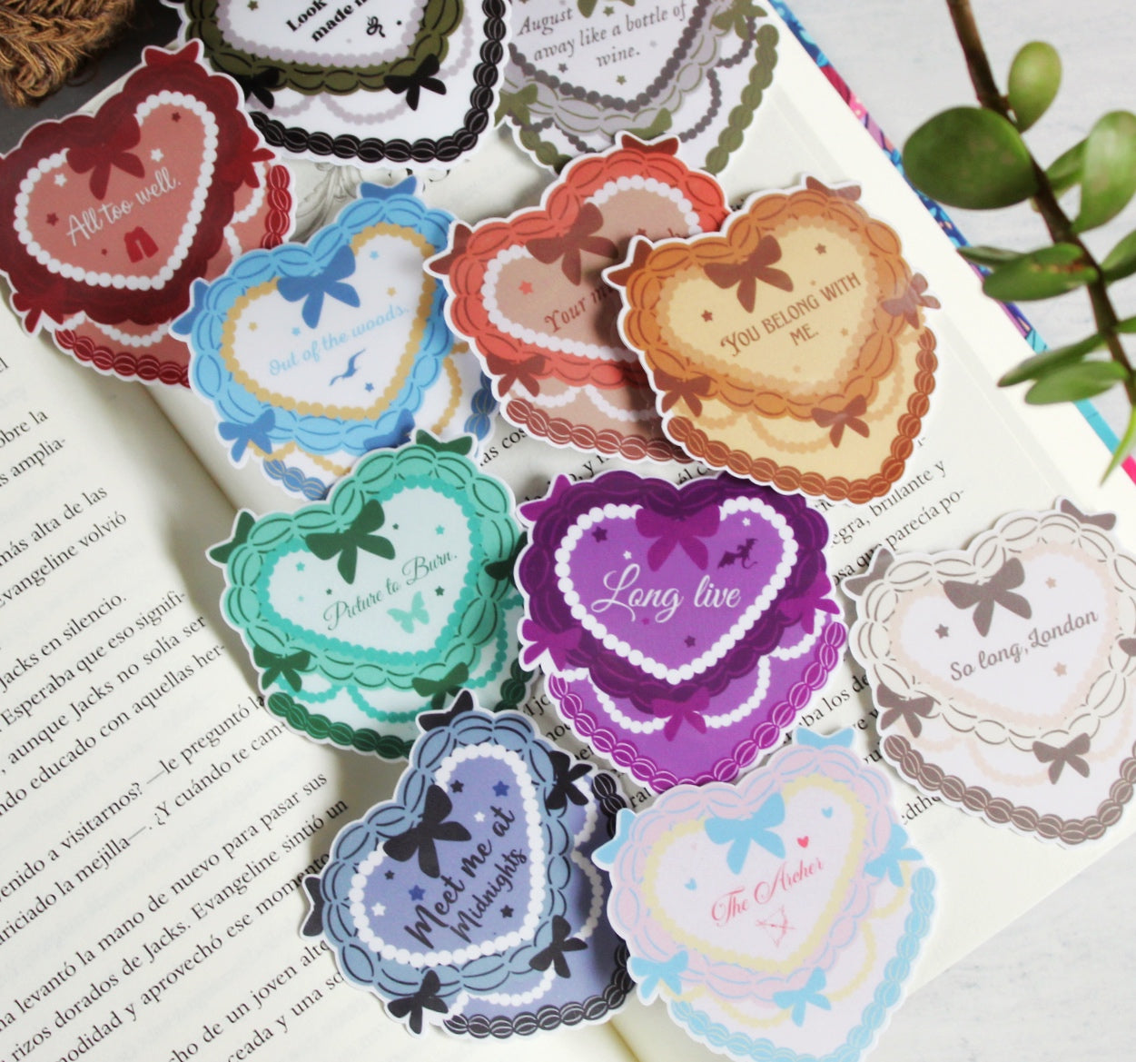 Pack 5 Stickers Individuales Eras Cakes - Taylor Swift