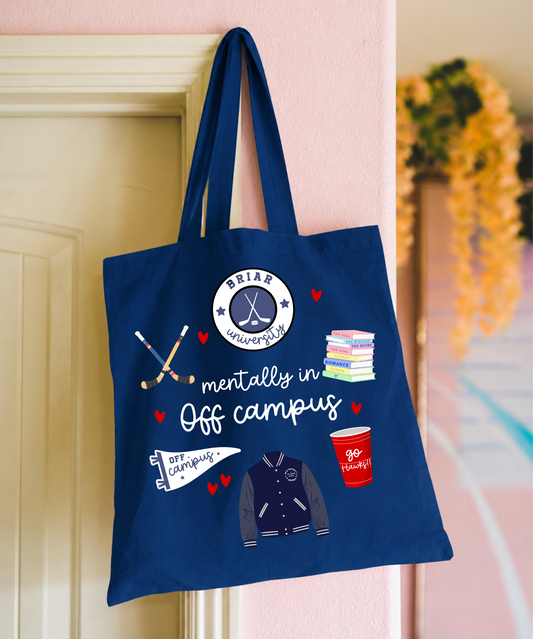 Totebag azul - Mentally in Off Campus